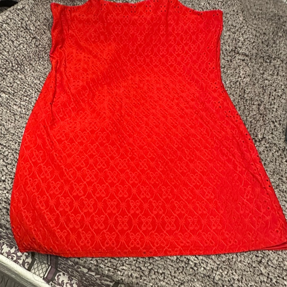 NWOT Elegant Red Lace Women's Nightgown or House wear - Picture 3 of 6